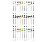 12/24/36 bolígrafos con versículos de la Biblia con temática de bolígrafo rectificable para oración diaria, diario, tomar notas y lápices religiosos