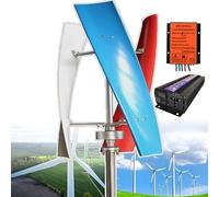12/24/48V Turbina Eólica De Levitación Magnética Con Inversor, Controlador Mppt, Generador De Turbina Eólica De Eje Vertical De 3 Colores, Para El Hogar, Alumbrado Público,24v-3KW