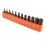12/24Pcs 25mm Magnetic Hexagonal Screwdriver Bit Set 1/4" Hex Shank - Electronics Repair Tool Kit(B)