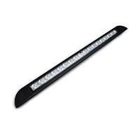 12-28VDC RV LED Toldo Porche Luz Impermeable Autocaravana Caravana Interior Lámparas de Pared Barra luz Van Camper Lámpara Exterior,Ahorro de Espacio Compacto(Nero)