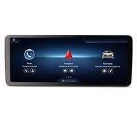 12.3" 2K Pantalla táctil Android 14 Qualcomm 8+128GB Radio Coche para Mercedes-Benz Clase GLA/CLA/G/A W176 X156 C117 W463 NTG 5.0/5.1/5.2 Wireless Carplay WiFi 4G Bluetooth 5.0 DSP Navegador GPS