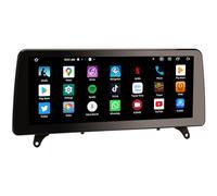 12,3" Qualcomm 8 Core 8+128GB Radio Coche Carplay para BMW X5 E70/ X6 E71 【CIC Sistema】 DSP Bluetooth 5.1 A2DP Dab+ SWC 4G DSP WiFi GPS Navegador Canbus Idrive 2K Pantalla táctil
