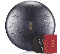12.5 Pulgadas 13 Notas C Llave De Lengua De Acero Para Tambor, Para Conciertos, Meditación, Yoga, Curación Mental, Con Bolsa De Transporte, 2 Palillos, Libro De Tutoriales, Pegatinas De Notas