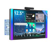[12.5" QLED] ATOTOZONE Dab Radio 2 DIN Android, Agente de IA & Visión IA, Alerta Golden Hour, LiveView Re-Moto & Activación Re-mota, 8G+128G, Carplay inalámbrico y Android Auto, 4G LTE, Entrada HDMI