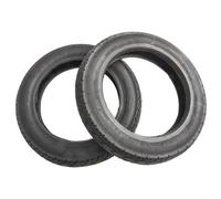 12.5x2.125 Neumático sin cámara 62-203 Rueda de goma negra para scooter eléctrico y bicicleta eléctrica con patrón antideslizante de la banda de rodadura (2pc)