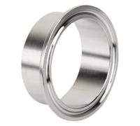 12.7-133Mm 0.5" .75" 1" 1. 2" 2. 3" 4" Tri abrazadera 304 de soldadura ajuste acero inoxidable(114mm Ferrule 130)
