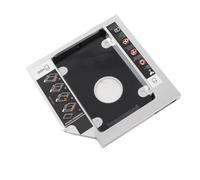 12,7 mm Aluminio SATA HDD SSD Carcasa Unidad de Disco Duro Bay Adaptador de DVD óptico para computadora portátil, Soporte para Disco Duro 2.5 HDD/SATA/SATAII/SDD