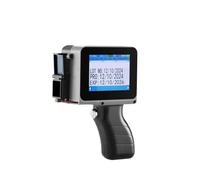 12.7 mm Mini Printer Logo Qr Código de vencimiento Fecha de cadena Portable Mini Botella de cartón bolsas Handheld Termal Ink Jet Impresora ,para etiqueta de fecha de texto(Printer with prenium cartri