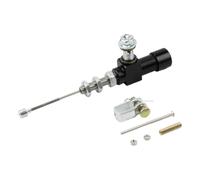 12,7 mm Universal Motocross Pistón Embrague hidráulico Cilindro maestro Varilla Bomba de freno CNC Aluminio Compatible con motocicletas universales(Black)