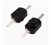 12 * 8mm DC 30V 1A On Off Mini Push Button Switch For Torch 1208YD 1288BM 1Pcs(1208YD Black)