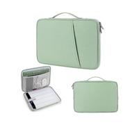 (12.9-13 inch, Green) Tablet Storage Bag iPad Protective Sleeve Carrying Case Shockproof Liner Bag