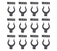 12 abrazaderas de fijación para pedestales de cocina, zócalo, zócalo, clip de hebilla para zócalo de cocina