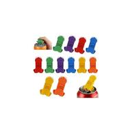 12 abrelatas coloridos para latas, 2 en 1 PopC y cubierta antipolvo, abridor de latas de soda, abridor de botellas de plástico simple, tapa completa fácil de abrir latas, tapa protectora para