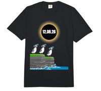 12 Agosto 2026 Amante de los eclipses solares Frailecillos Gafas Eclipse Comfort Colors Adult Heavyweight T-Shirt