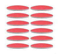 12 almohadillas de espuma de lijado para bolas de bolos en cinco etapas de grano para restaurar el potencial del gancho y mejorar la consistencia en cubiertas reactivas (12 unidades 500)