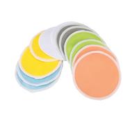 12 Almohadillas de Lactancia Coloridas con Bolsa de Lavandería, Lavables a Prueba de Fugas, Suave Algodón de bambú, Reutilizables, Almohadillas para Pezones de Lactancia para