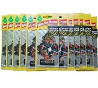12 ambientadores para coche Wunderbaum Supernova, +/- 45 días, aroma fresco en el coche, armario, cajón, cocina y hogar. Ideal también para la bolsa de deporte