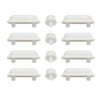 12 Amortiguadores para Asiento de Inodoro,Topes Autoadhesivos Silenciosos, Almohadillas de Plástico Universales para Tapa WC,Para Hogar, Oficina, Aseo de invitados