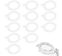 12 anillos de goma para tarros de cristal, anillos de goma de silicona, anillos de goma para vasos, tarros de alambre, tarros de conservas, goma para Weck Gummiringe,Silikondichtungen Deckel