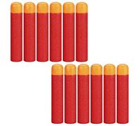 12 Balas Dardos Nerf Elite,9.5cm Munición de Espuma Rojo,Nerf Pack de Repuesto para Pistola Blaster de Juguete,Accesorios Adecuado N-Strike Elite Series Juguete para Niños Armas y Proyectiles