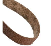 12 bandas abrasivas de nailon no tejido for lijar metal y plástico, de grano grueso a fino (330/457/520 mm)(Brown,457x13mm)