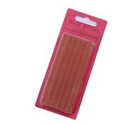 12 barras ergonómicas de pegamento termofusible para extensiones de cabello de aspecto natural, accesorios de pelucas, accesorios de pegamento marrón