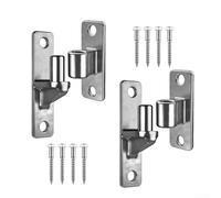 12 bisagras de puerta de acero inoxidable 304 para aplicaciones resistentes, bisagras de puerta hembra y macho (2 piezas con tornillos)
