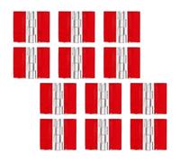 12 bisagras pequeñas transparentes con respaldo automático, fácil instalación, no requiere pegamento, estilos de piano para proyectos de manualidades, bisagra transparente