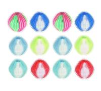 12 bolas de lavandería for suavizante telas, elimina pelusas la ropa, filtro flotante for el cuidado personal para Lavadora(Color 6)