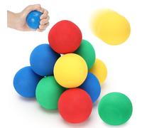 12 Boles de Espuma Suave, Bolas para Piscina de Bolas, Bolas Blandas para Juego en Interior Seguro, Cuatro Colores, Bolas Suaves Bolas de Tenis Bolas de Espuma Regalos de Cumpleaños para Niños y Niñas