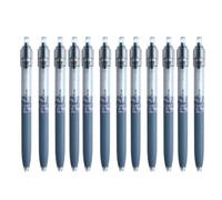 12 bolígrafos de gel retráctiles para aliviar el estrés, punta de 0,5 mm, tintas de secado rápido para escritura diaria, diario, tomar notas, punta fina