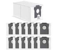 12 Bolsa Aspiradora para Dreame L10s Ultra Gen 2 3,L10s Pro Ultra Heat,L20/L30s/L40/L40s/L50/X30/X40/X50 Ultra,L20 Ultra/X50 Ultra Complete,L40 Ultra Ae,X30/X40 Pro,Mova S70 E30/40 P50/50s Z60 Ultra