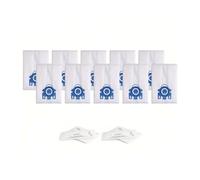 12 Bolsas + 4 Filtros. Bolsas Purificadoras De Aire 3D For Aspiradoras Miele C1, C2, S8, S5, S2, S600 Y C3.(10bag 2filter)