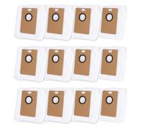 12 Bolsas Aspiradora RVA202 para Tapo RV30 Max Plus, RV20 Max Plus Robot Aspirador, Bolsa Accesorio Repuesto Gran Capacidad 3,5 L