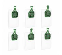 12 bolsas compatibles de microfibra para aspiradora Folletto VK140 y VK150, filtrado de 5 capas antipolen antiácaros para pelo de animales y junta de goma para una aspiración perfecta