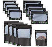 12 bolsas de almacenamiento reutilizables Grove Bags 30 g/85 g/100 g, bolsa de fermento seco con control de olores y protección UV, bolsas con control de humedad (58-62%), bolsas de alimentos para té