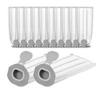 12 bolsas de aspiradora compatibles con Vorwerk Kobold VK7 VK7S FP7 FP7S aspiradoras con batería, juego de bolsas de filtro de repuesto para Vorwerk