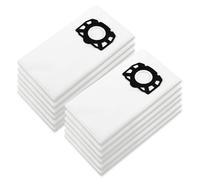 12 bolsas de aspiradora KFI 357 para Kärcher WD2 Plus / WD3 / KWD1 / KWD2 / KWD3 / SE 4001 / SE 4002 / WD3.200 - WD3.800 M, para Kärcher 2.863-314.0