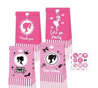 12 Bolsas de Regalos para Fiestas de Princesas,Bolsas de Regalos de Princesas con Pegatinas,Bolsas de Regalos de Princesas para Cumpleaños de Niñas Baby Shower