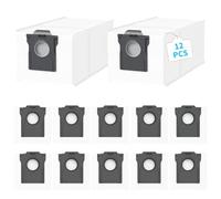 12 Bolsas de Repuesto Aspiradoras para Dreame X40 Ultra/ L40 Ultra/ X50 Ultra /L10s Ultra Gen 2/L10s Pro Ultra Heat/X30 Ultra/Mova E30 Ultra, Juego de Accesorios, 3,2 L de Gran Bolsas de Aspiradora