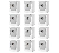 12 bolsas de repuesto compatibles para iRobot i7 i7+ / i7 Plus E5 E6 E7 S9, accesorios para Roomba i7, para aspiradora de base limpia al vacío, bolsas de succión automática