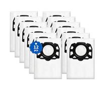 12 Bolsas para Aspiradoras Kärcher KFI 487, sustituye a 2.863-006.0 | Bolsas para Aspiradoras para WD4, WD5, WD6, WD5P, WD6P, MV4, MV5, MV6, para Aspiradores en Seco y Húmedo