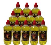 12 botellas de 1 litro de gel combustible chimeneas de gel de etanol chimeneas de pared de gel bioetanol