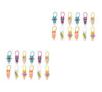 12 botellas de gel de sílice portátil portátil mochila mochila mochila infantil maletín de policía para niños gerwyn bocksack Halloween funda de silicona para lavado de manos botellas de
