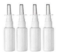12 botellas de spray nasal recargables de plástico vacías de 30 ml/1 onza de pulverización de niebla fina, contenedor de agua para perfumes, aceites esenciales