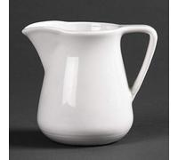 12 botes de crema lineal Olympia de 137 ml de porcelana blanca de 5 onzas