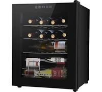 12 Bottle Compressor Wine Cooler Refrigerator, Intelligent Control, With Lock Large Freestanding Wine Cellar For Red, White, Champagne or Sparkling Wine, LJJY-KK