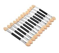 12 brochas de esponja de doble extremo para sombra de ojos, aplicador, herramienta de belleza cosmética, durabilidad y atracción