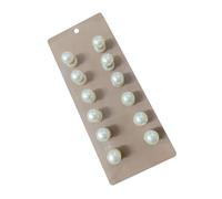 12 broches decorativos para bufanda, perlas de imitación, hiyab, bufandas, accesorios de ropa para mujeres, musulmanas, accesorios de joyería, talla única, como se describe