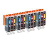 12 C/M/Y Cartuchos de tinta de tinta para Canon PIXMA MG8220 MG8250 MX885 MK895